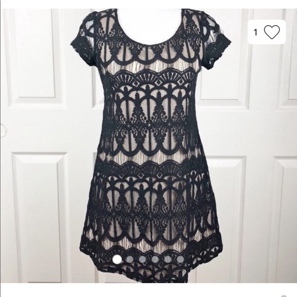 chinese dress ladies Reedy Lace Mini Dress Cream